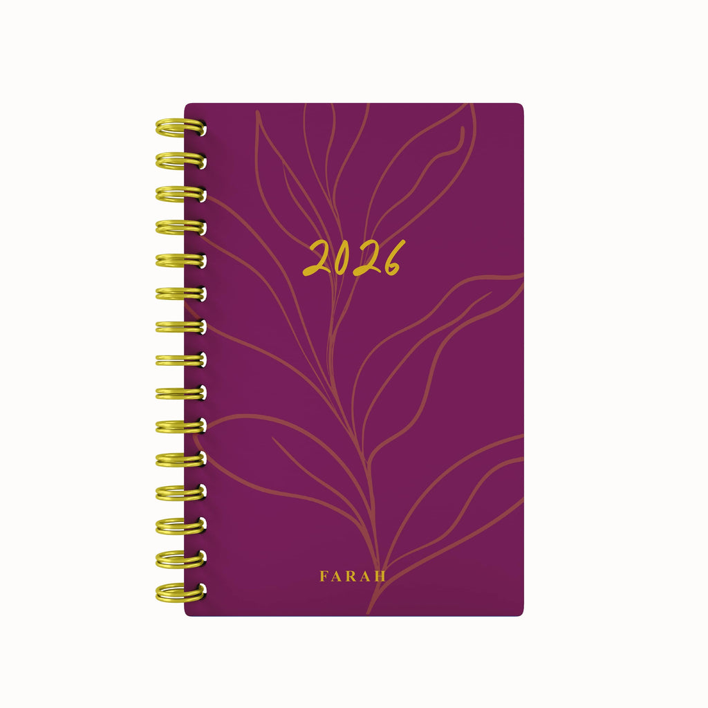 2026 Bloom Foil Daily Planner