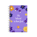 She Believed In Them First Purple - Teacher Planner