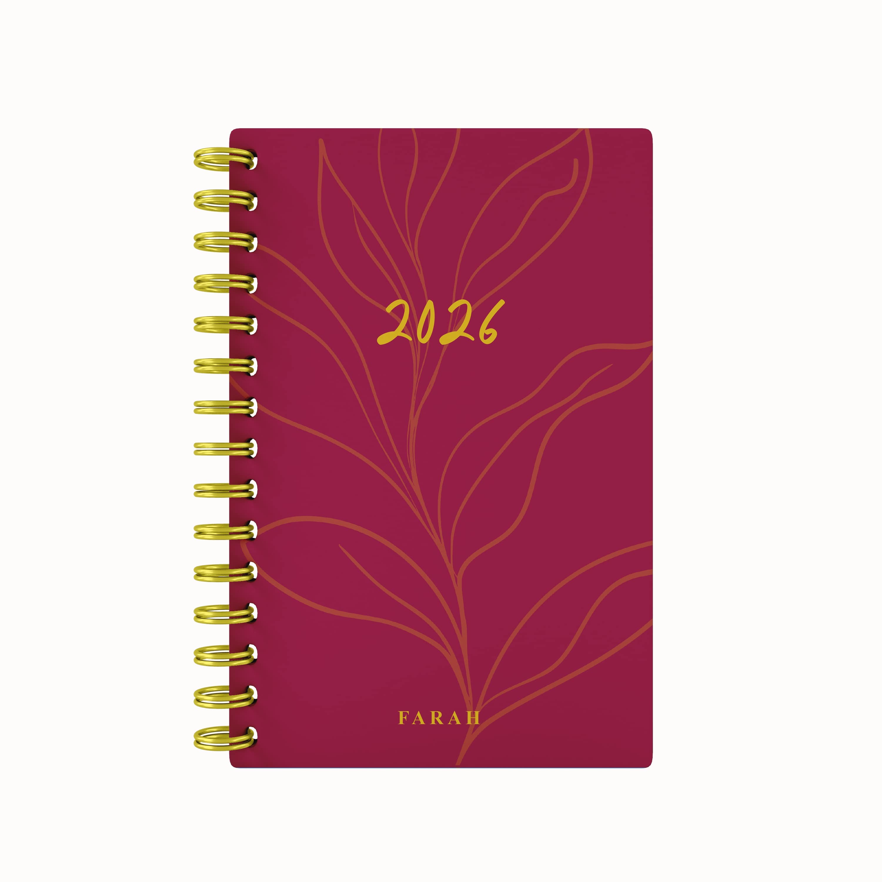 2026 Bloom Foil  Weekly Planner