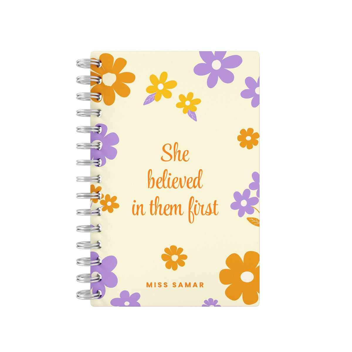 She Believed In Them First Yellow - Teacher Planner