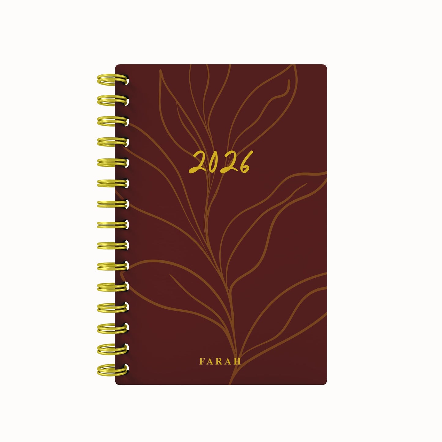 2026 Bloom Foil  Weekly Planner
