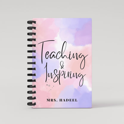 Any Quote Pastel Clouds - Teacher Planner