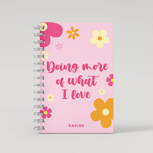 Do More of what You Love Pink Orange 2024 Daily Planner