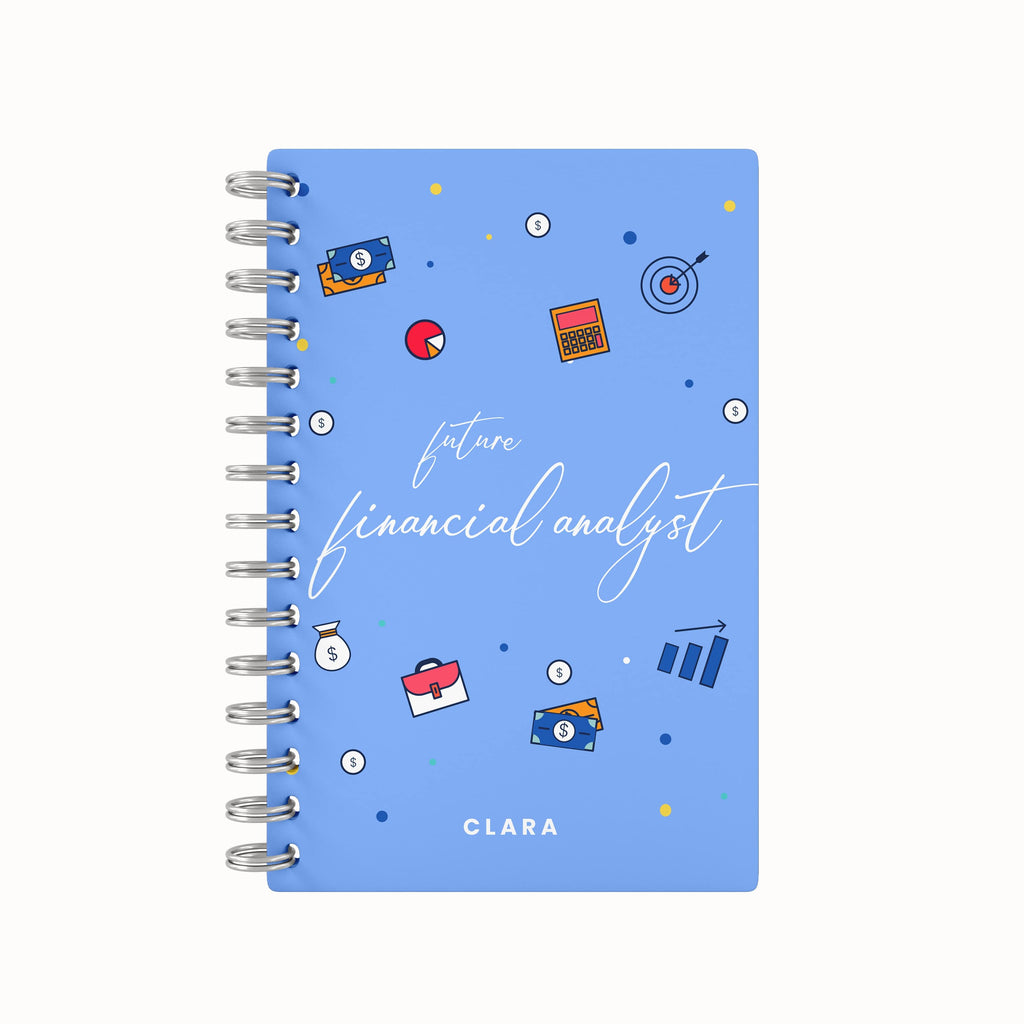 Future Financial Analyst Lined Notebook