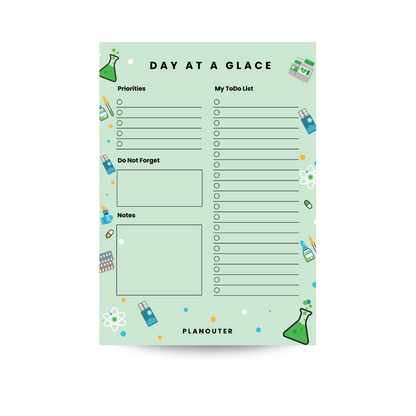 Daily Notepad - Pharmacist Green