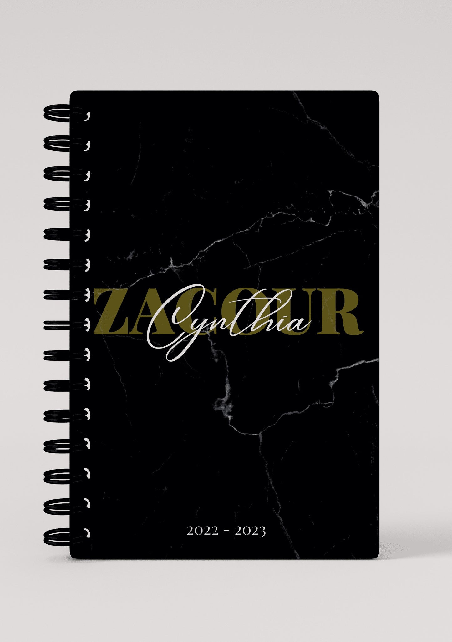 Black Marble 2024 Weekly Planner