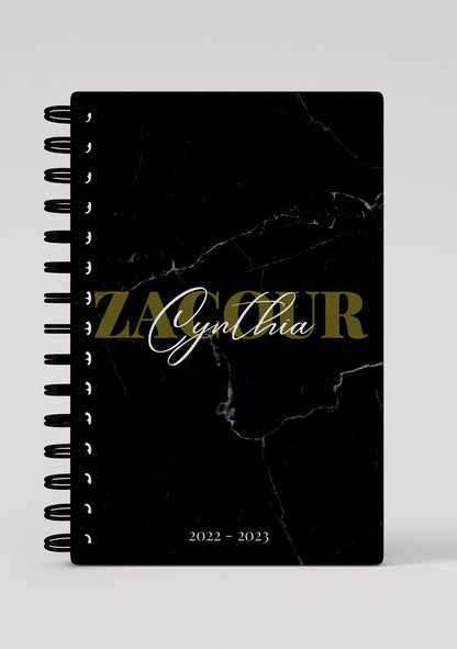 Black Marble 2024 Weekly Planner