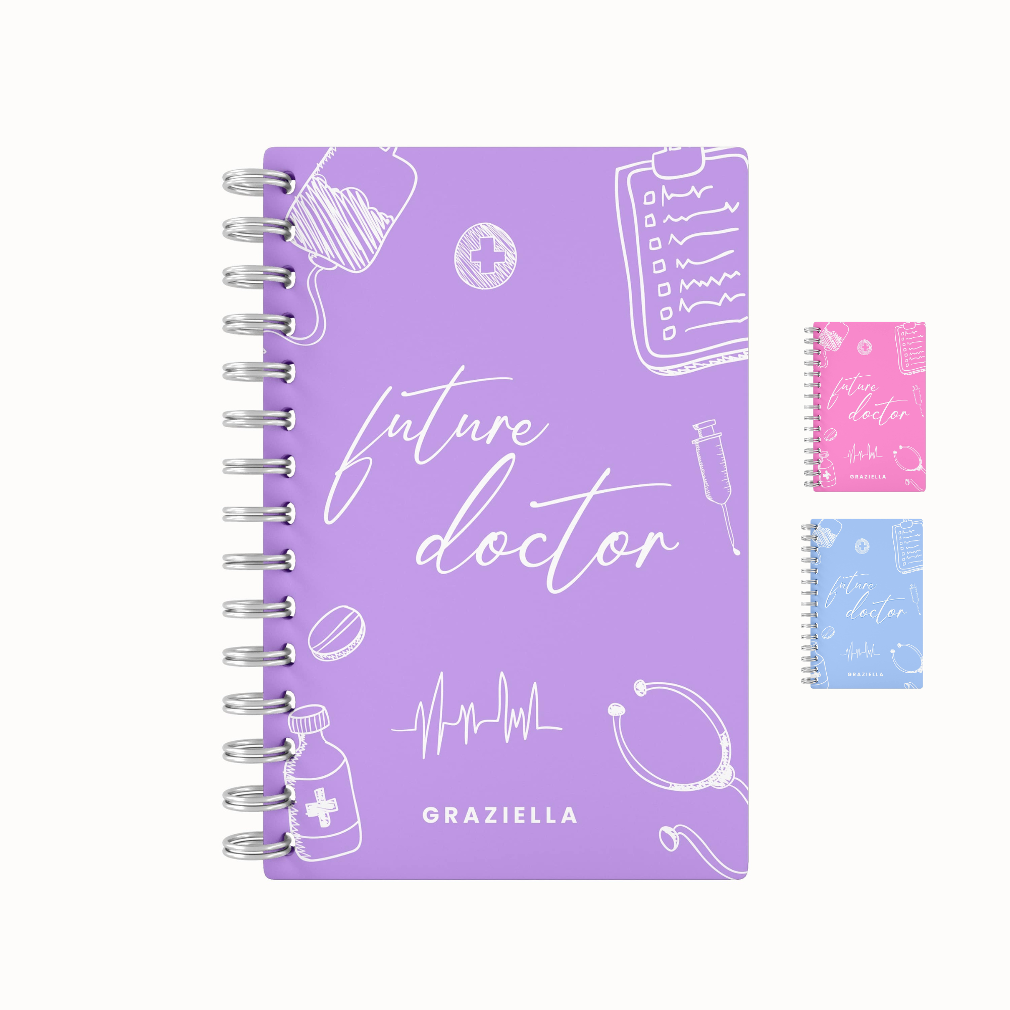 Future Doctor Theme Lined Notebook
