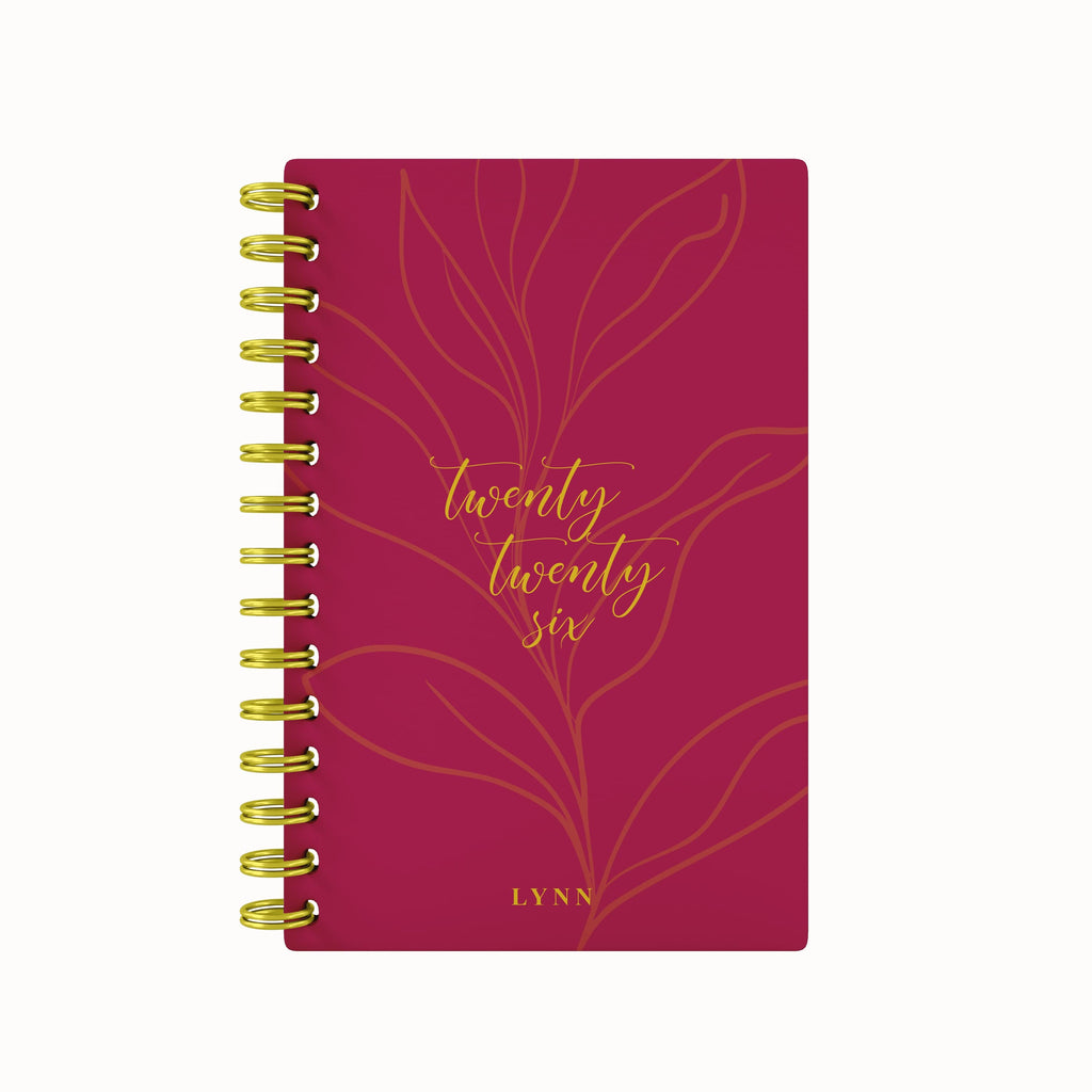 Blooming Foil 2026 Desk Planner