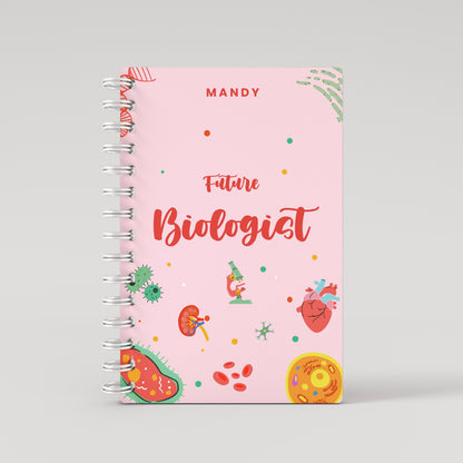 Future Biologist To Be Student Planner - Red