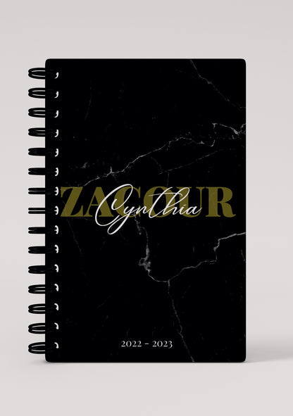 Black Marble Profession 2024 Daily Planner