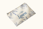 Leaves Blue Tote Pouch