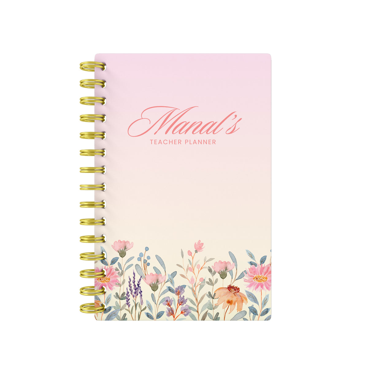 Pink Garden - Teacher Planner