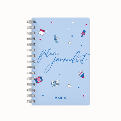 Future Journalist Lined Notebook
