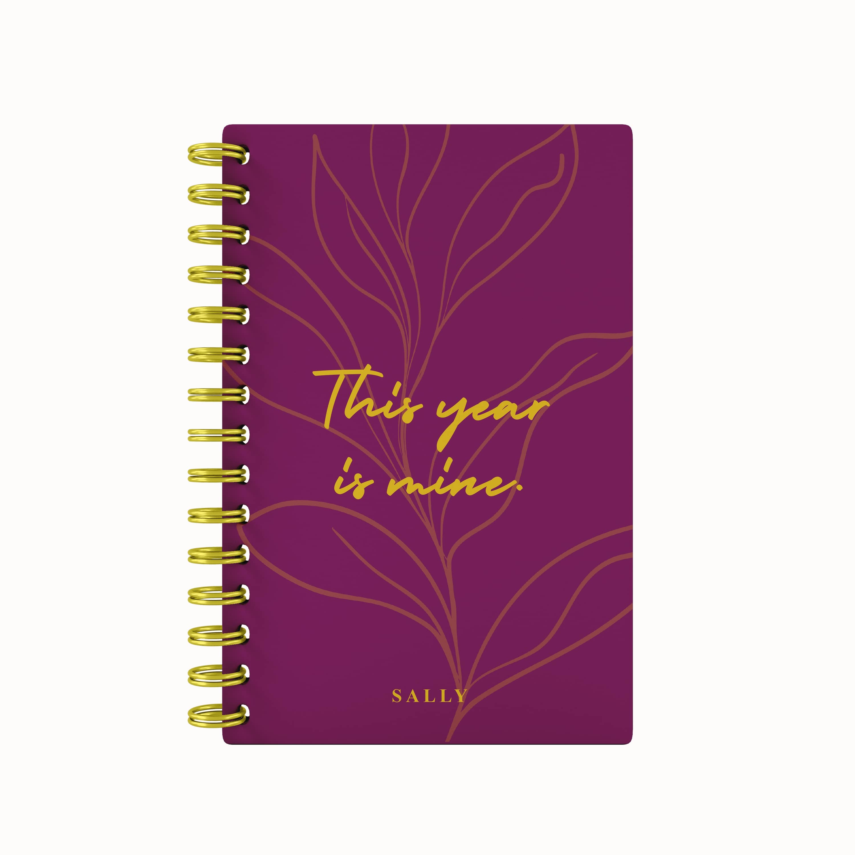 Any Quote Bloom Foil 2026 Weekly Agenda