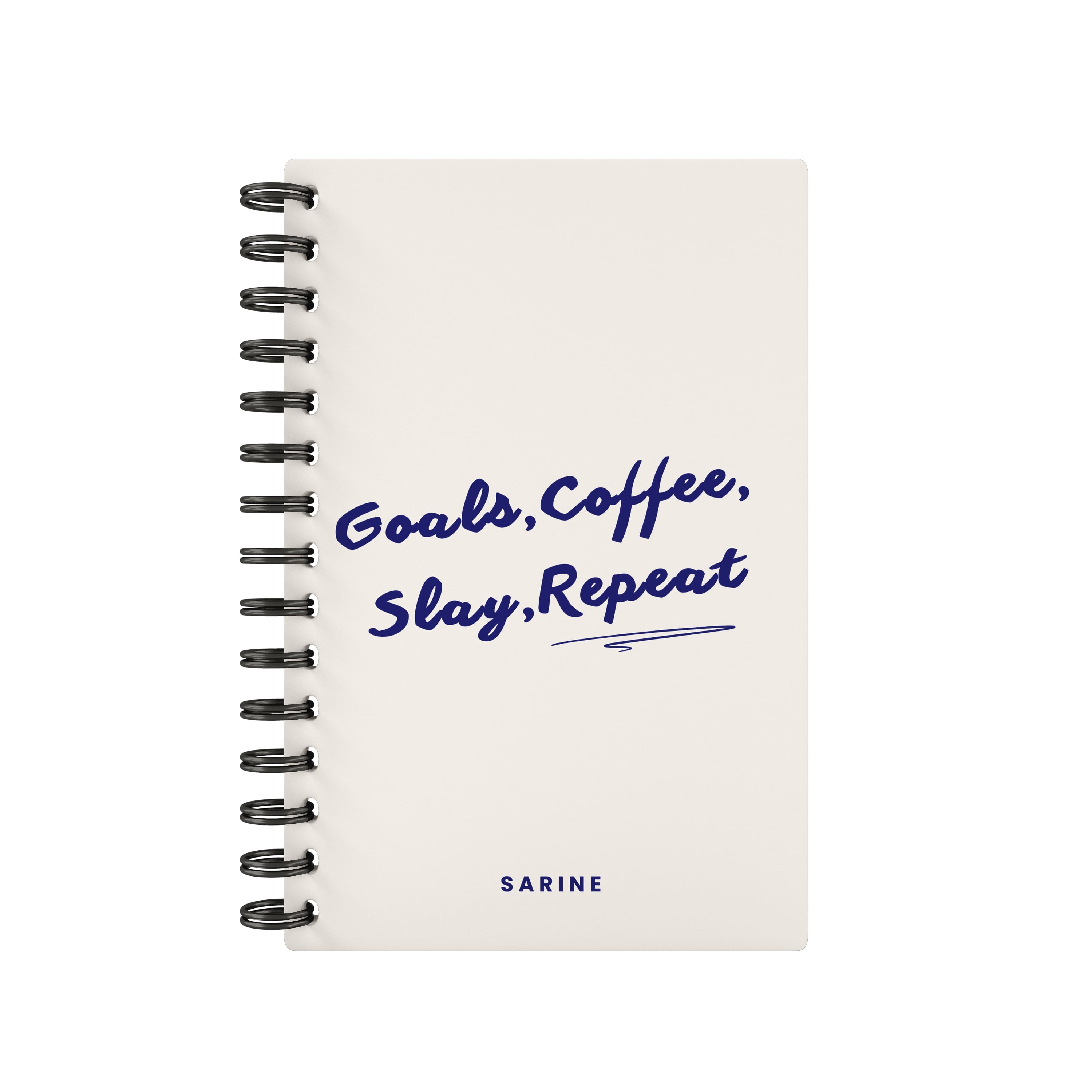 Goals, Coffee, Slay, Repeat 2026 Desk Planner