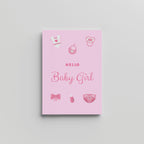 Hello Baby Girl - Milestones Book