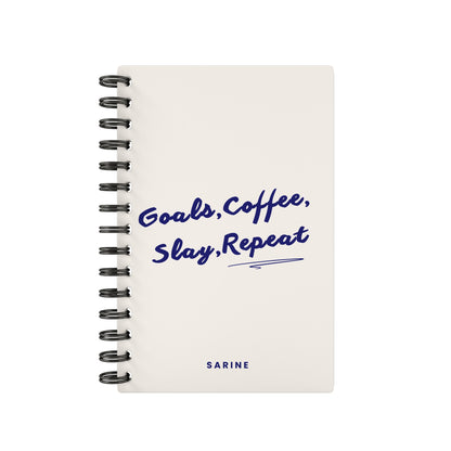 Goals, Coffee, Slay, Repeat 2026 Daily Planner
