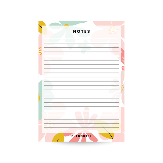 Notes Notepad - Spring Bouquet