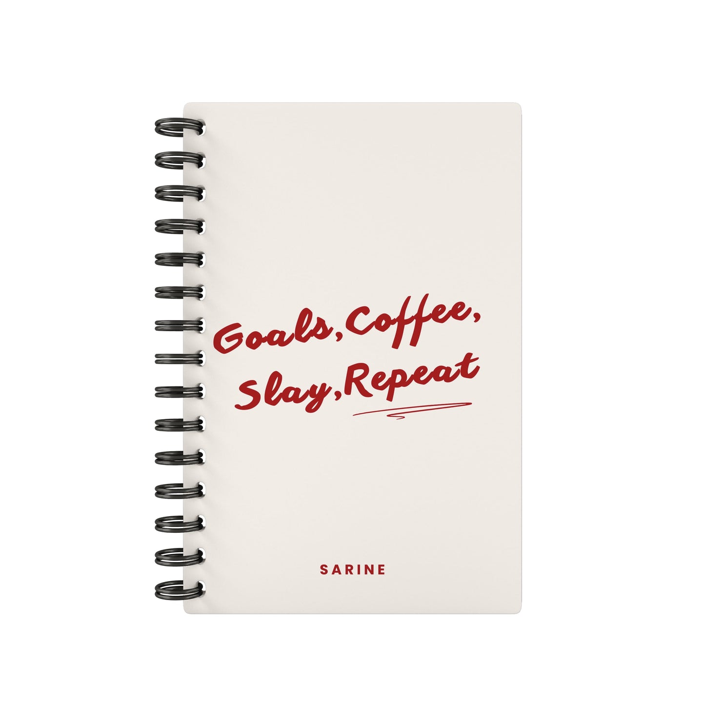 Goals, Coffe, Slay, Repeat 2026 Weekly Planner