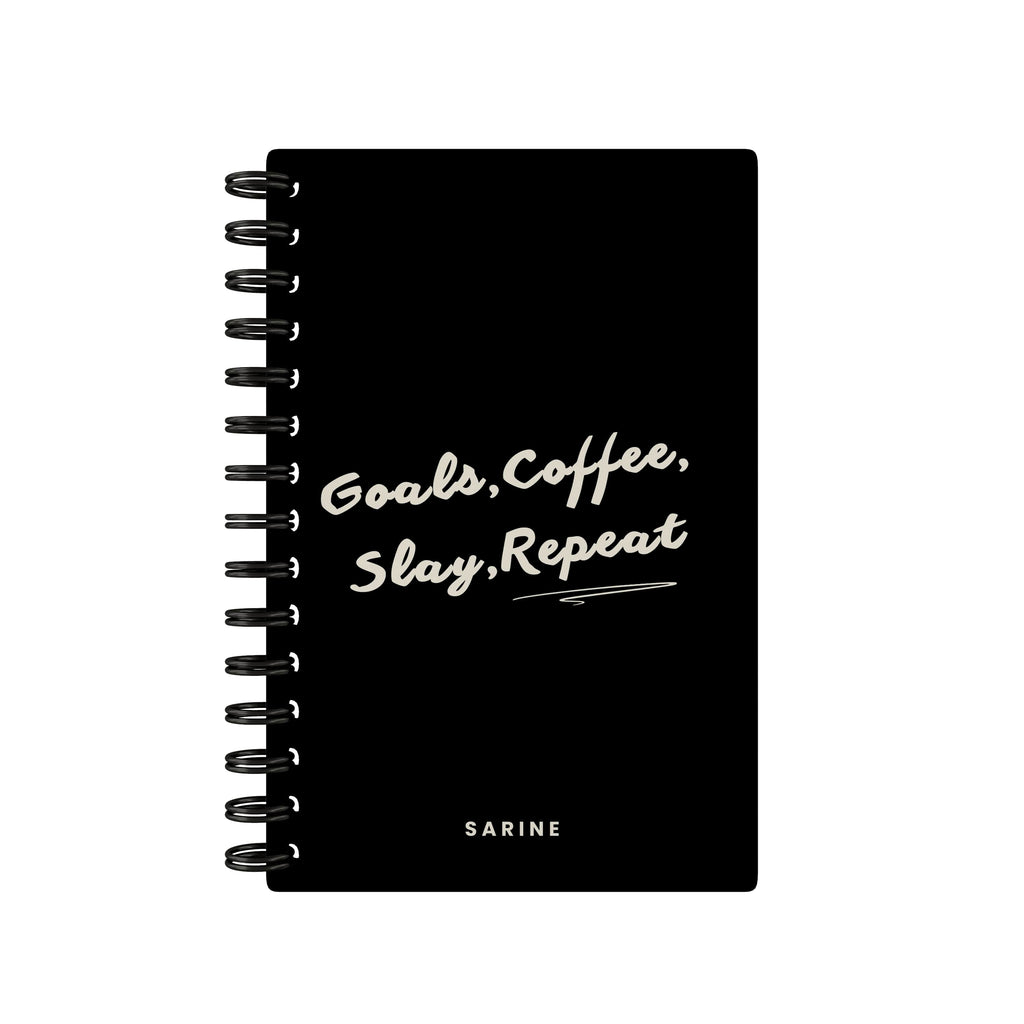 Goals, Coffee, Slay, Repeat 2026 Desk Planner