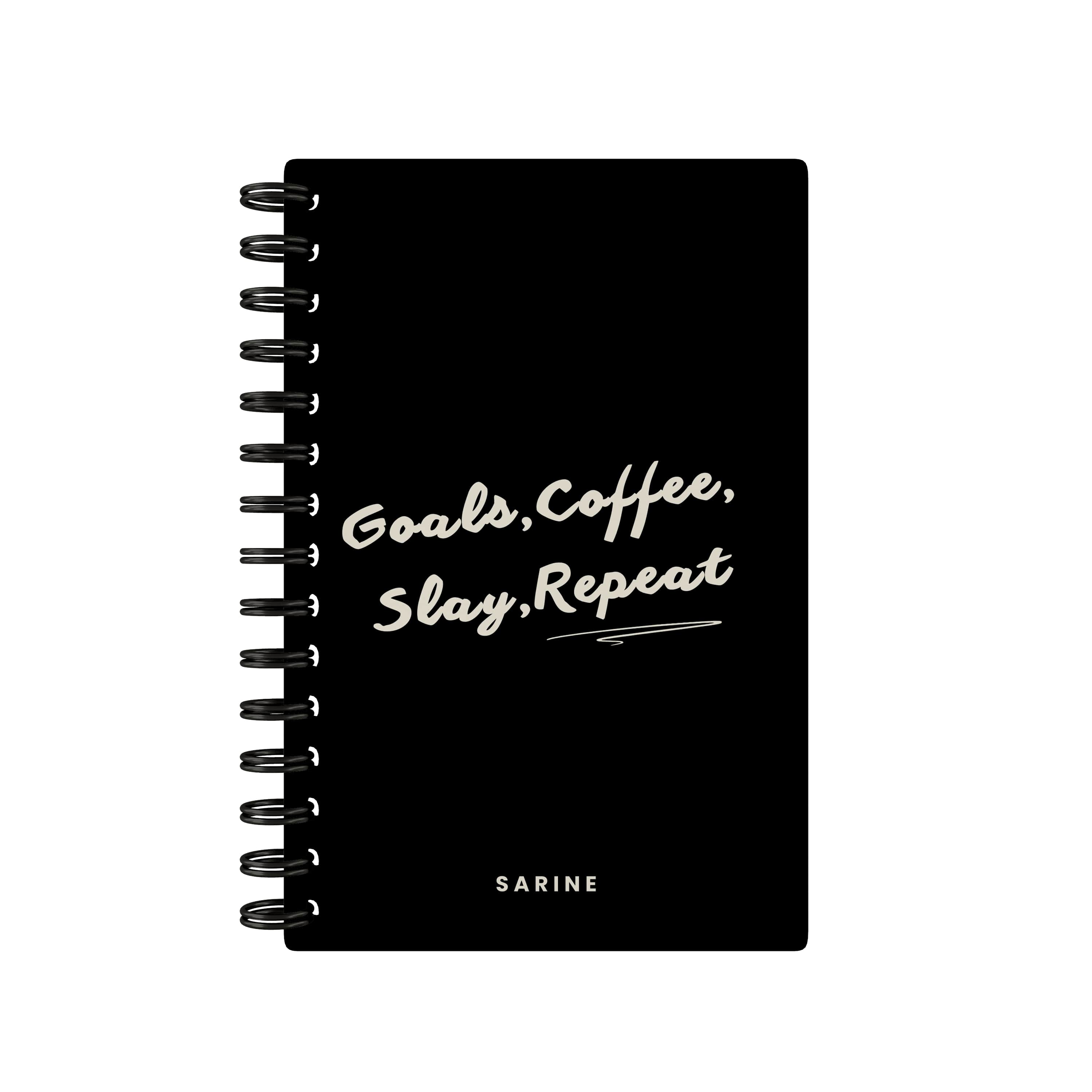 Goals, Coffee, Slay, Repeat 2026 Desk Planner