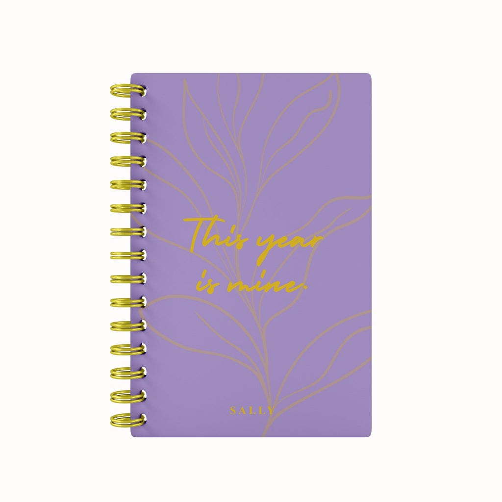 Any Quote Bloom Foil 2026 Weekly Agenda