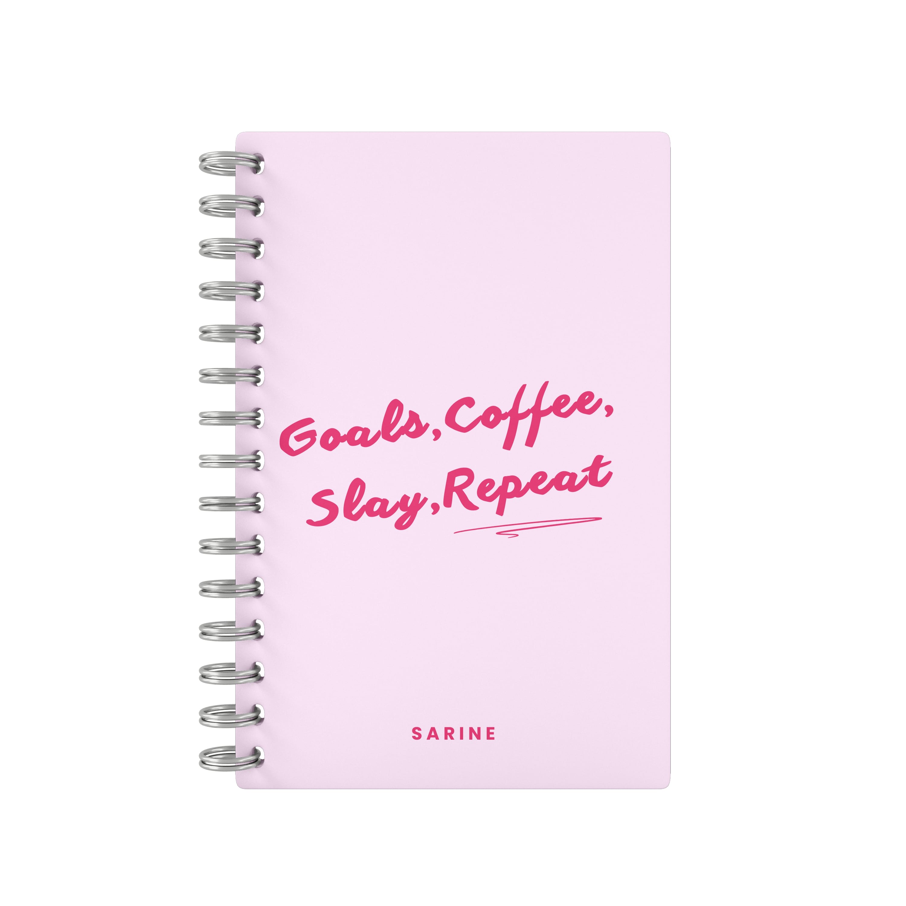 Goals, Coffee, Slay, Repeat 2026 Desk Planner