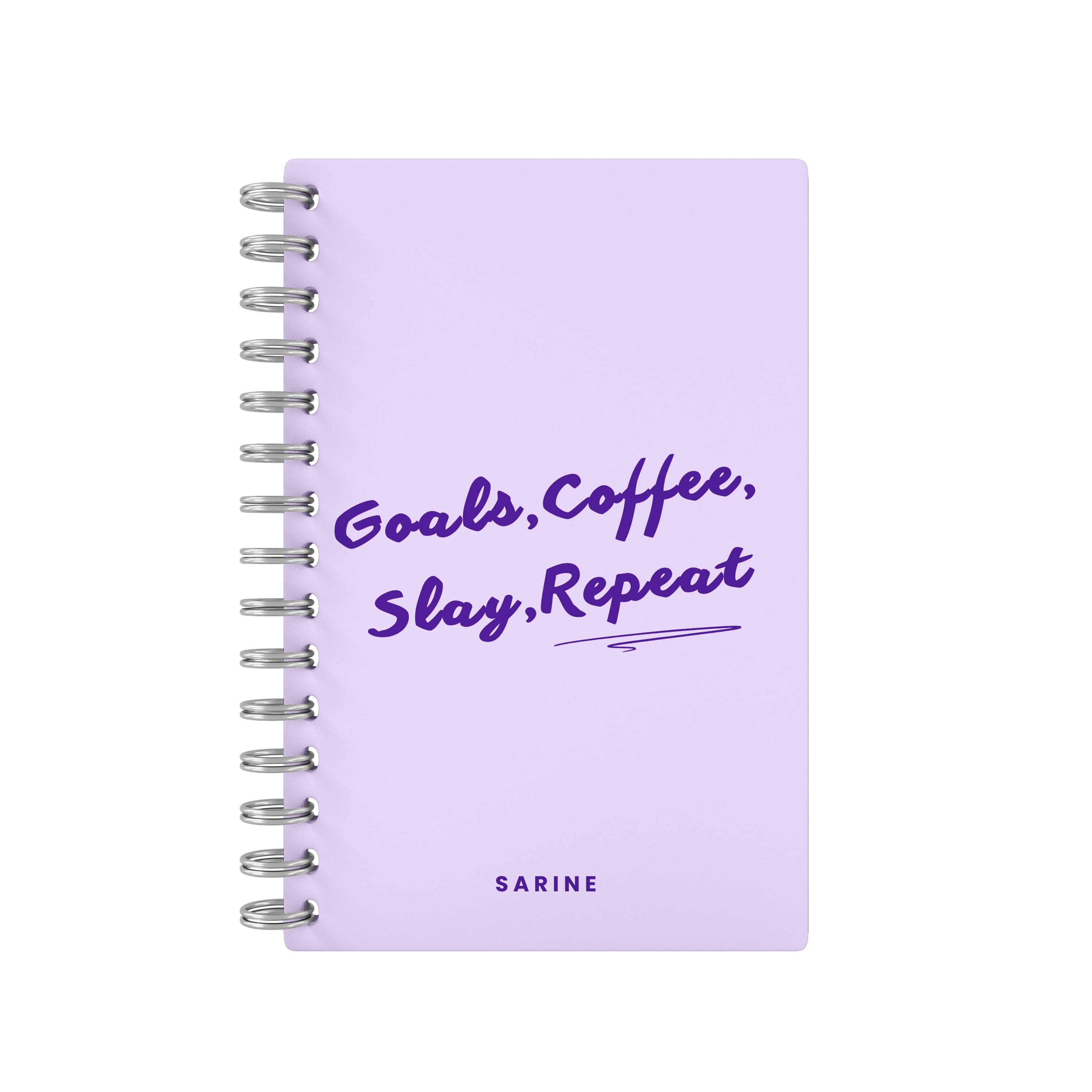 Goals, Coffee, Slay, Repeat 2026 Desk Planner