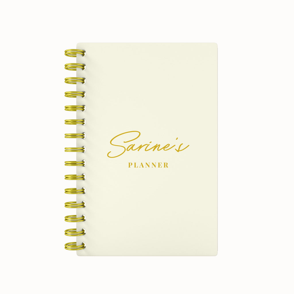 Any Name Foil Undated Daily Planner