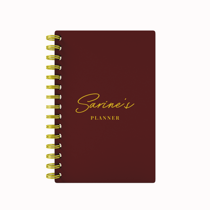 Any Name Foil 2026 Weekly Agenda