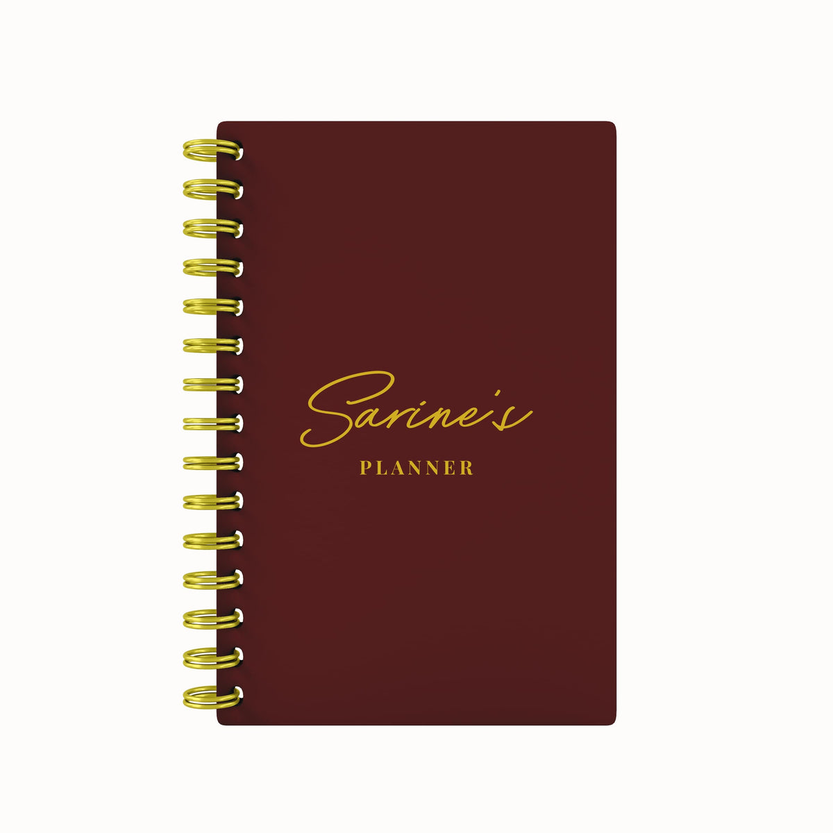 Any Name Foil Undated Daily Planner