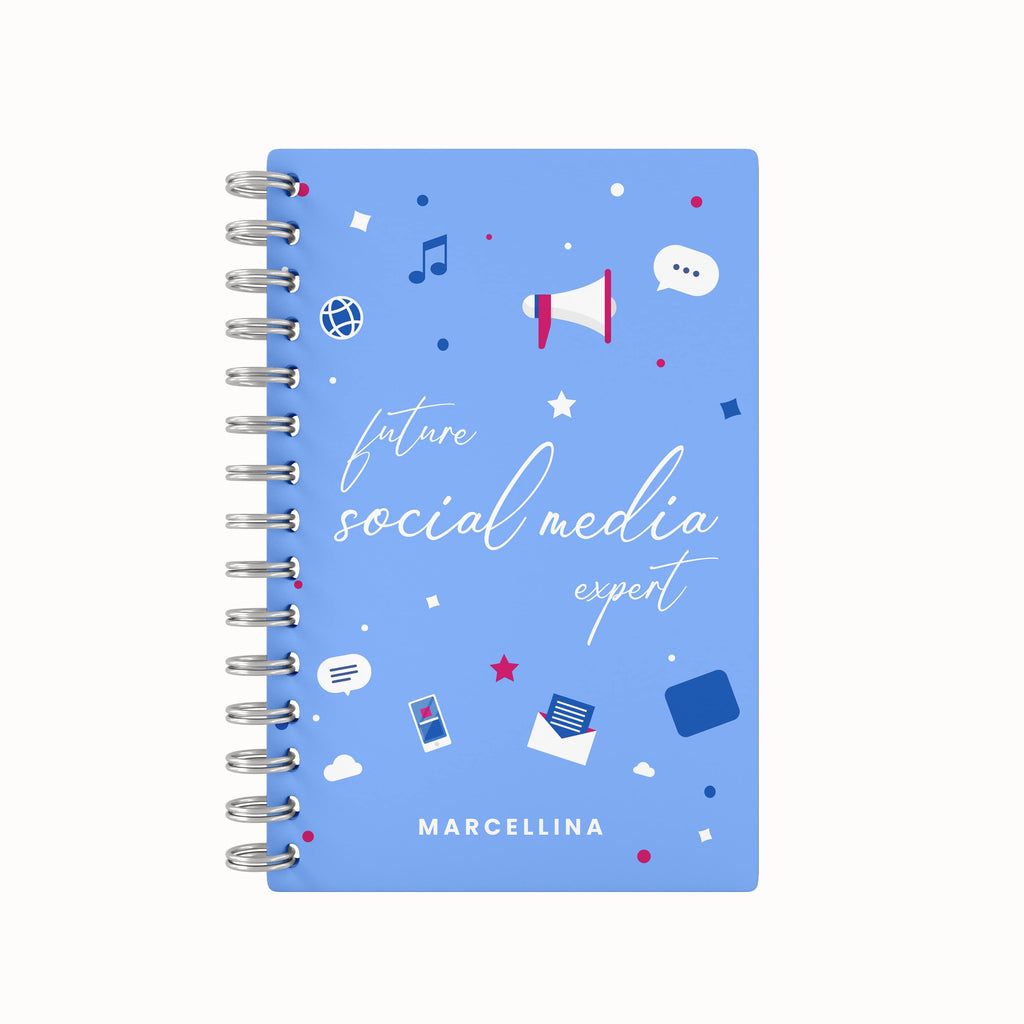 Future Social Media Expert Lined Notebook