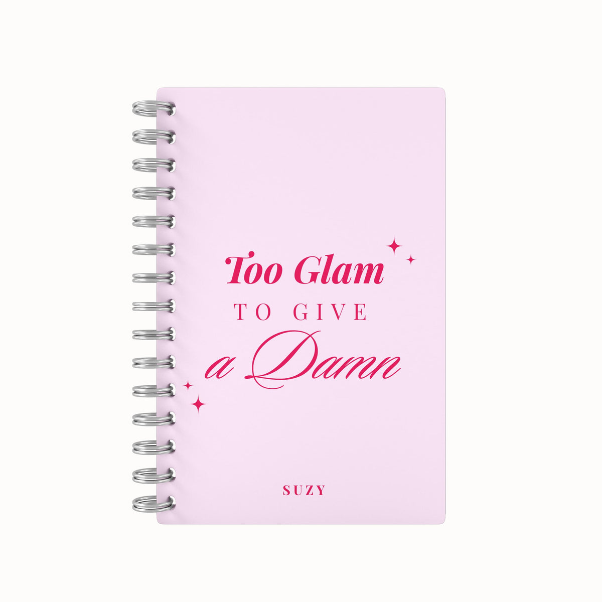 Too Glam Lined Notebook