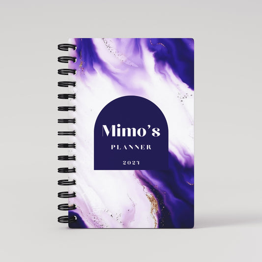 Purple Flow 2024 Daily Planner