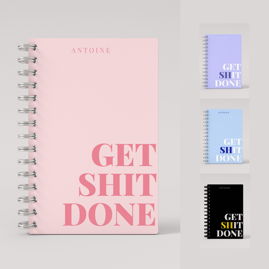 Get Shit Done Lined Notebook