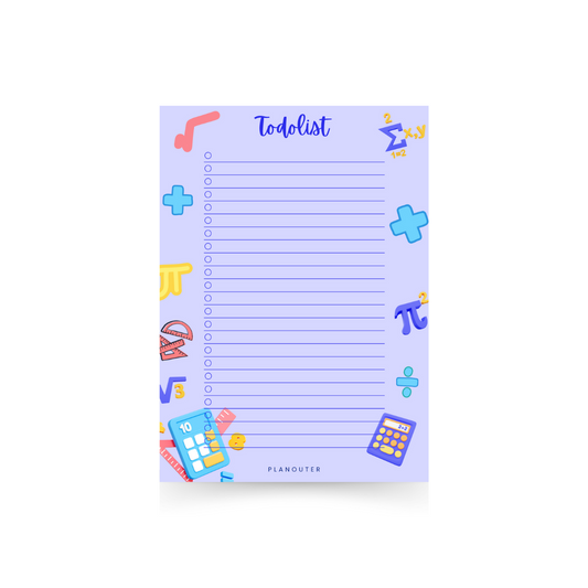 Math ToDo List Notepad