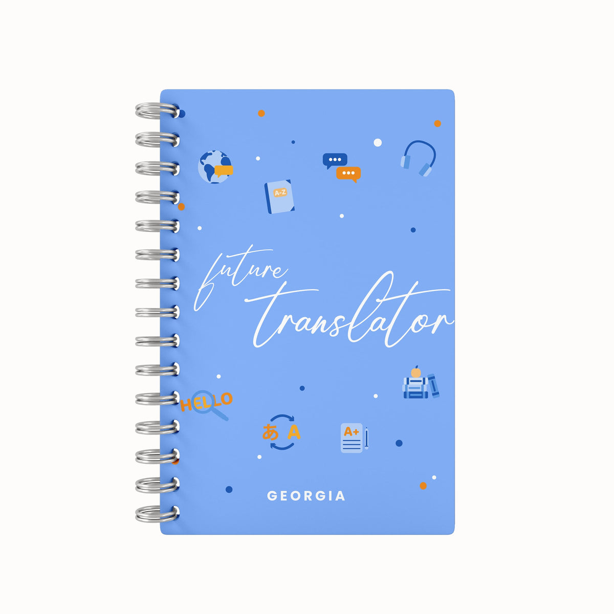 Future Translator Lined Notebook
