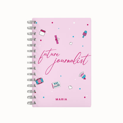 Future Journalist Lined Notebook
