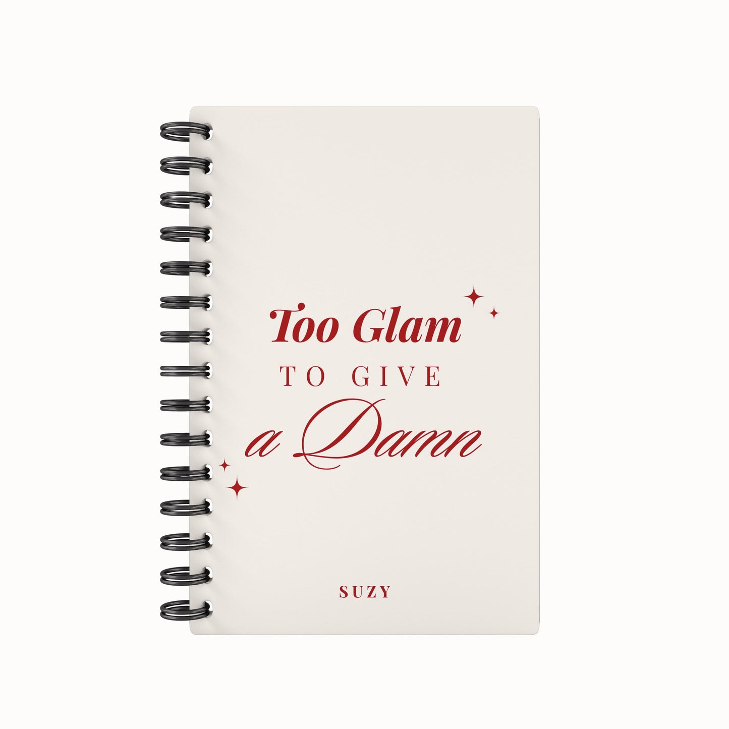 Too Glam Lined Notebook