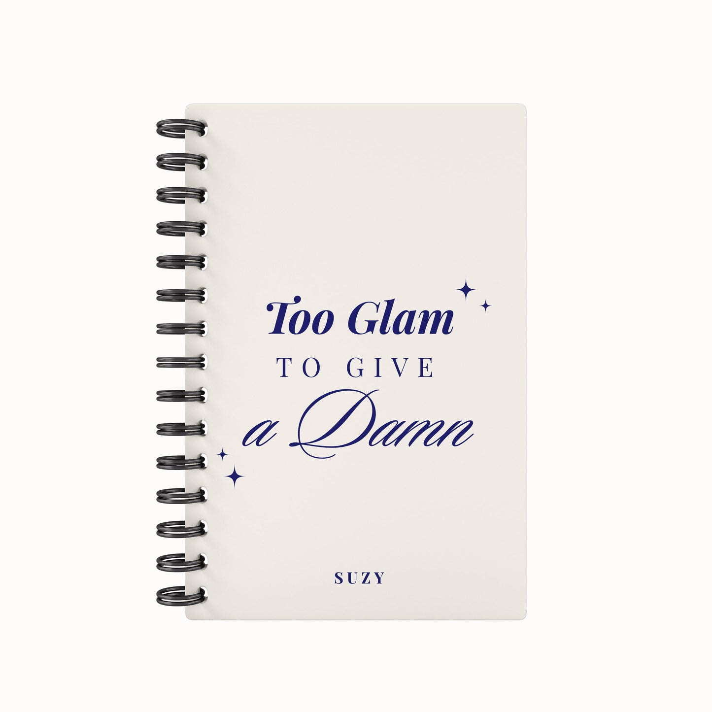 Too Glam Lined Notebook