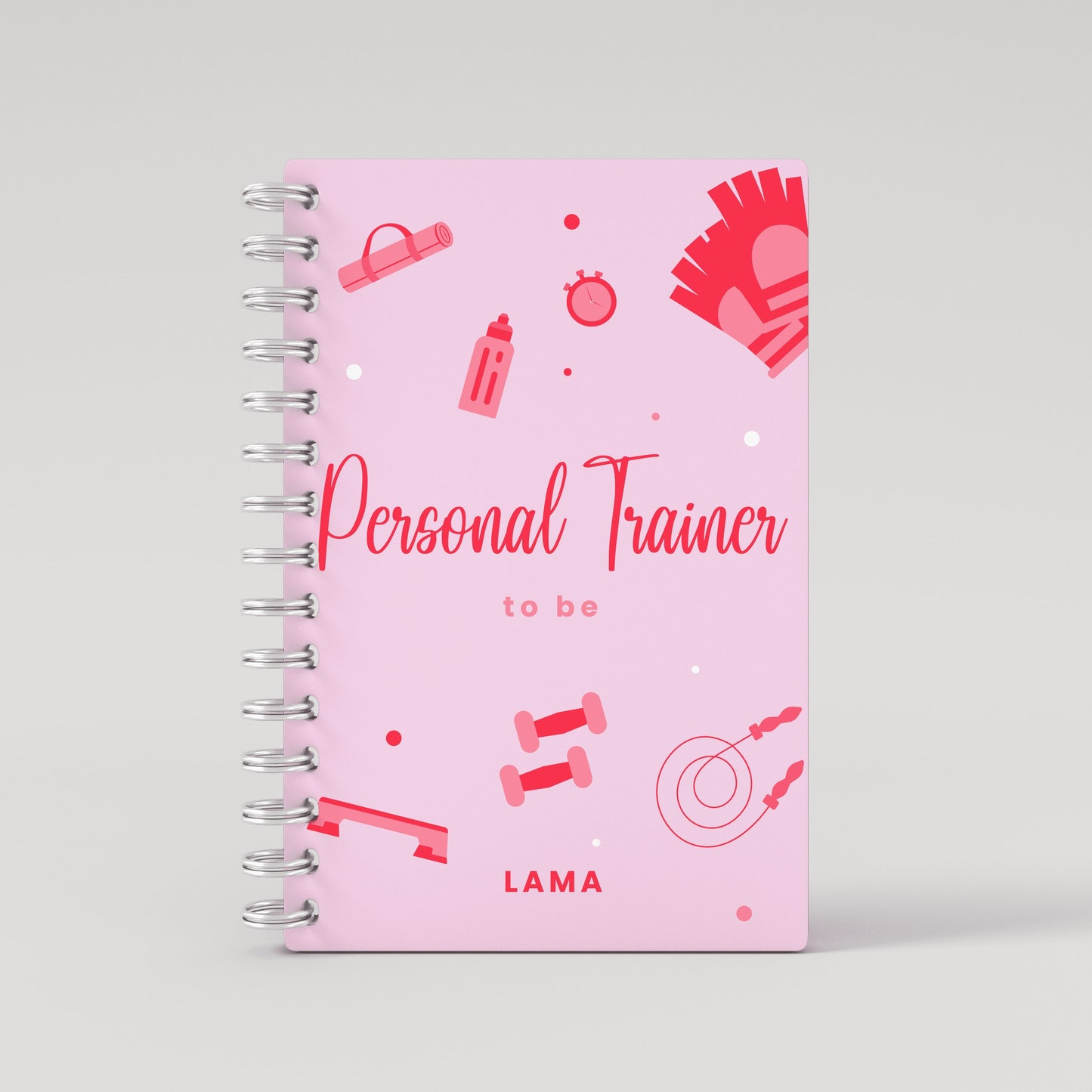 Personal Trainer To Be Student Planner - Pink