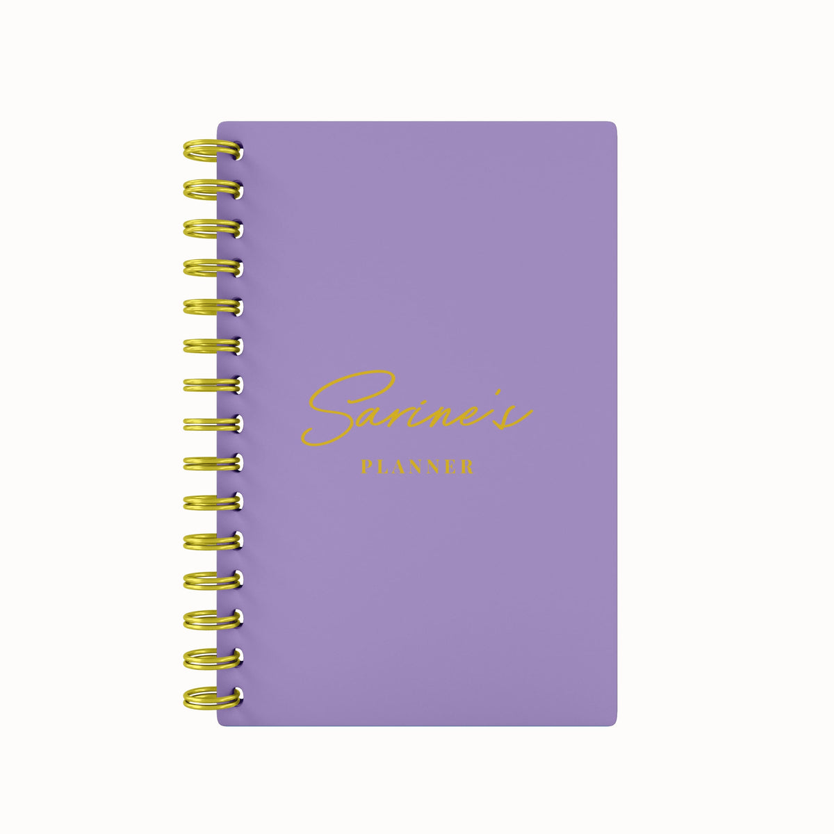 Any Name Foil Undated Daily Planner