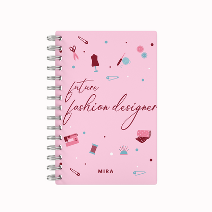 Future Fashion Designer Lined Notebook