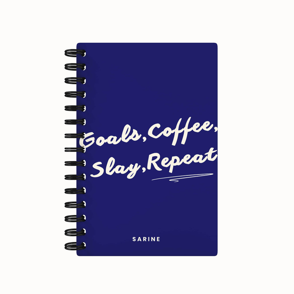 Goals, Coffee, Slay, Repeat 2026 Weekly Agenda