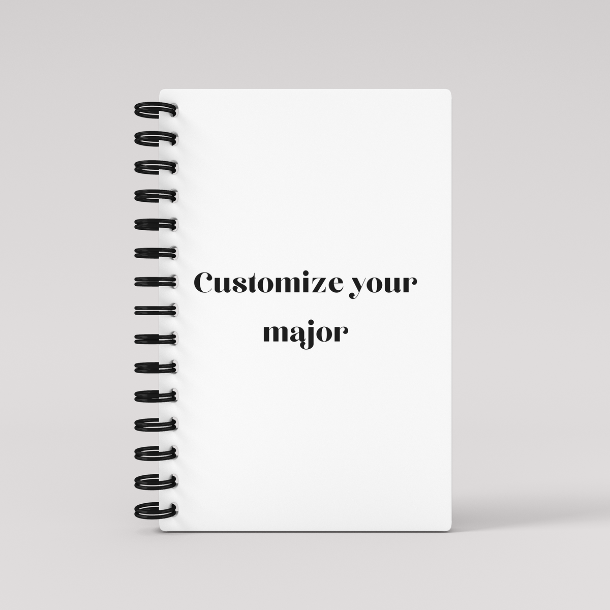 Customize Your Own Major Lined Notebook
