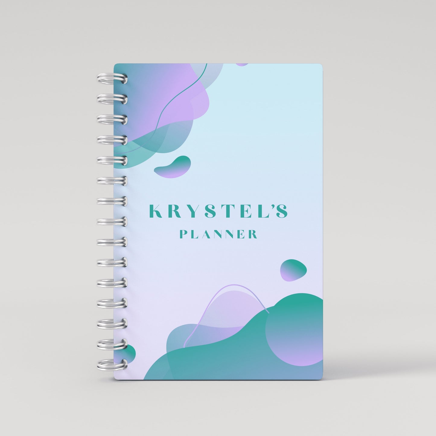 Mint Fluid Gradiant Student Planner