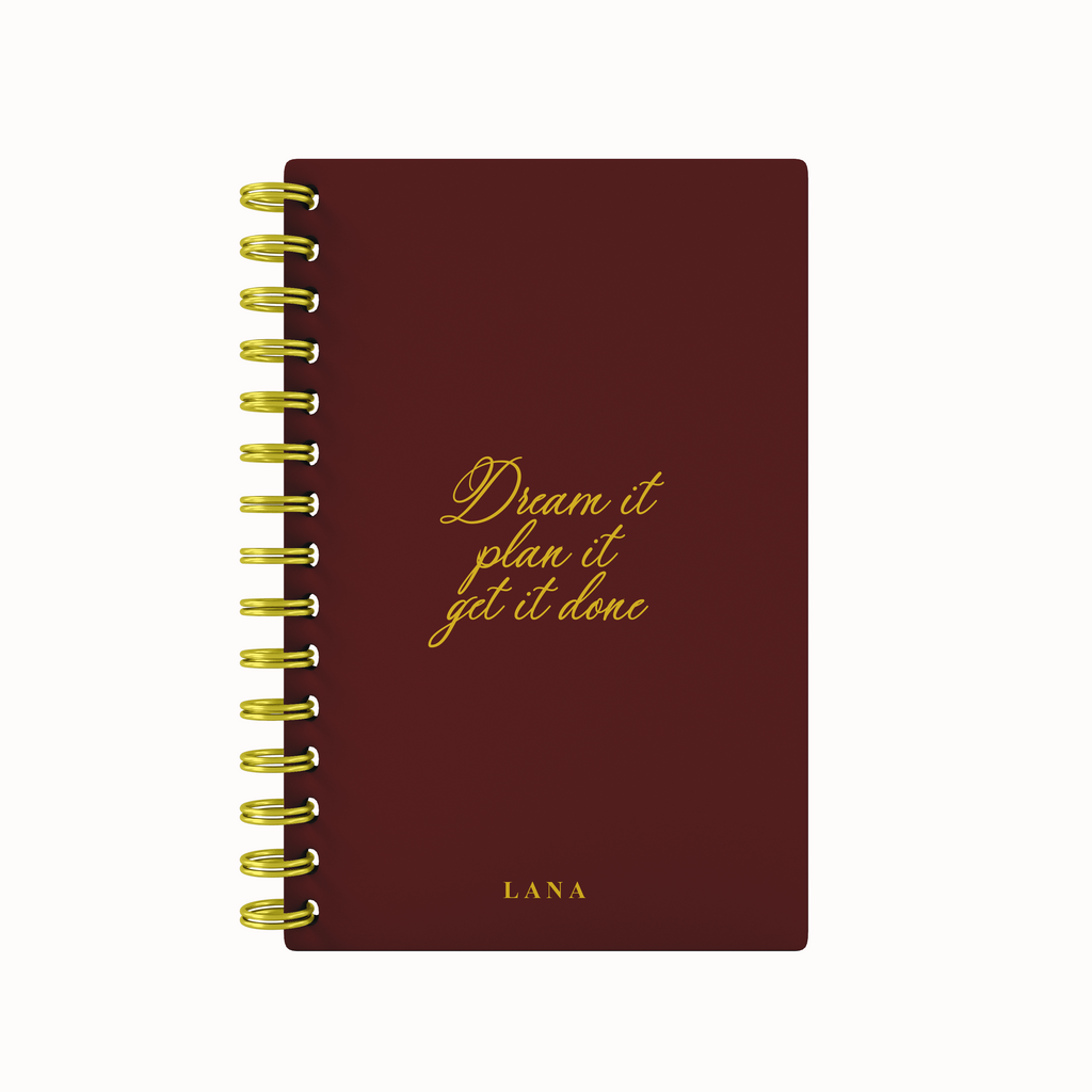 Dream It Foil 2026 Weekly Agenda