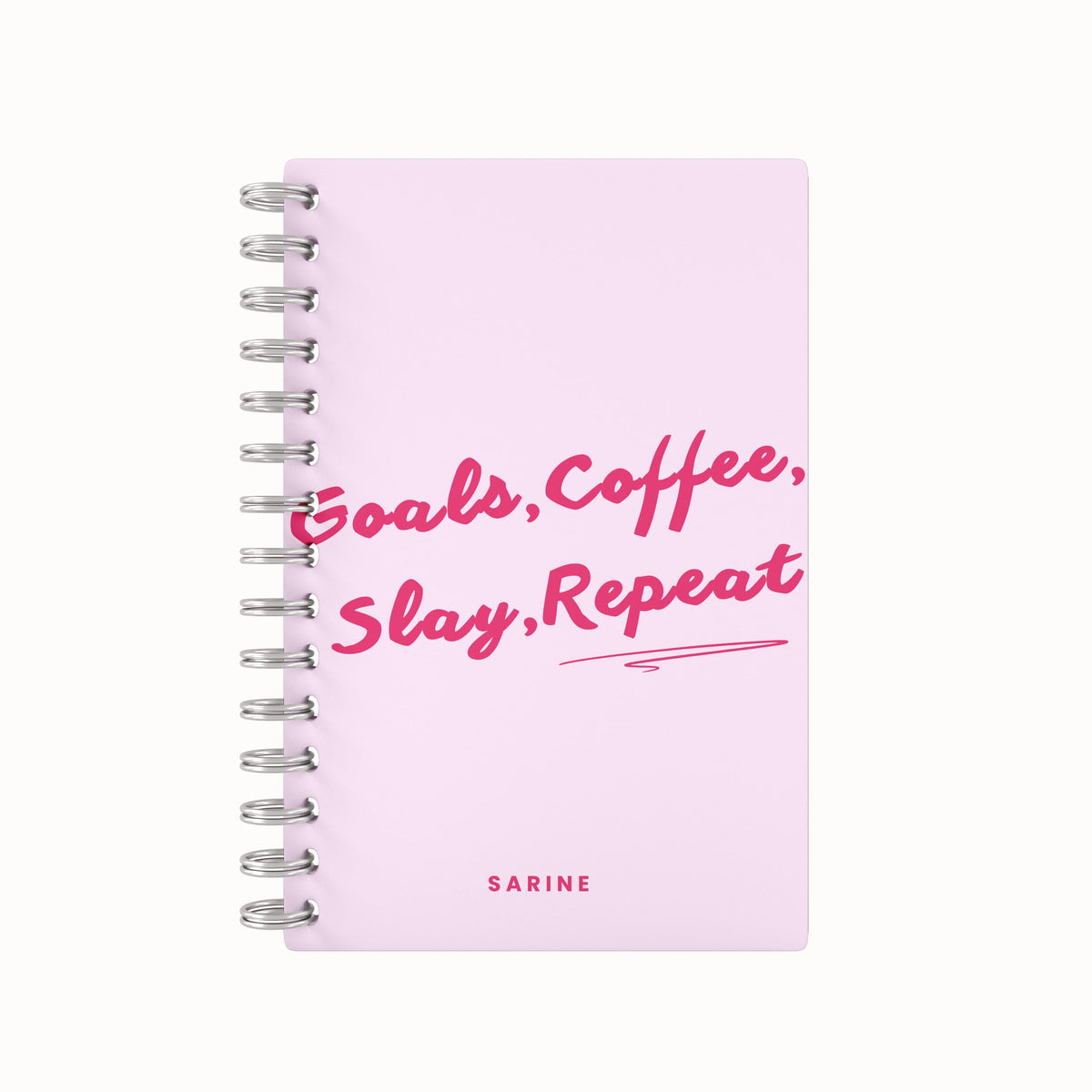 Goals, Coffee, Slay, Repeat 2026 Weekly Agenda