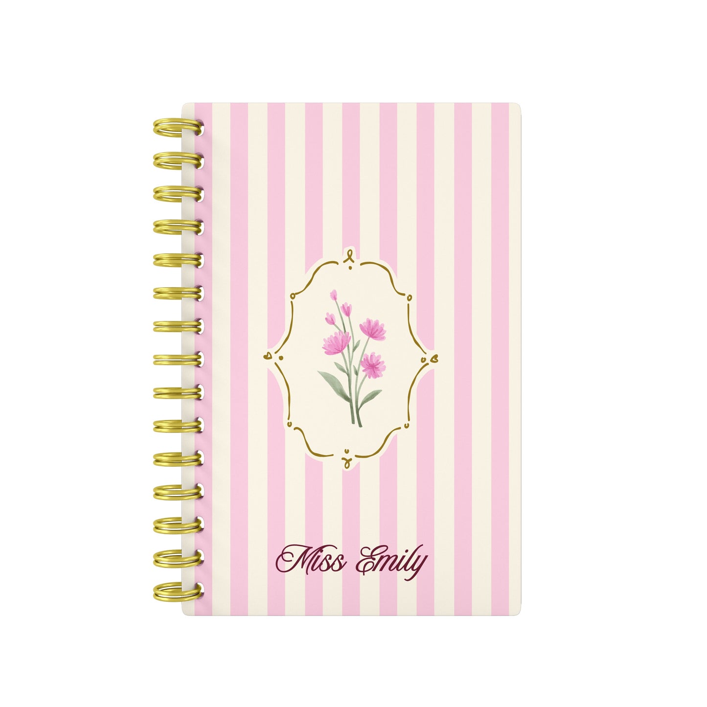 Vintage Flower Pink - Teacher Planner
